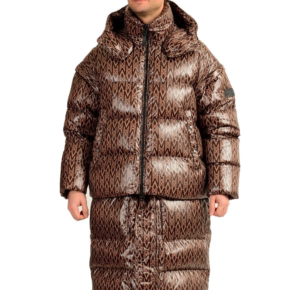 Mackage Men's "CASIUS-MG" Coffee Hooded Down 3-IN-1 Parka Mackage sz 44/XL IT 52
